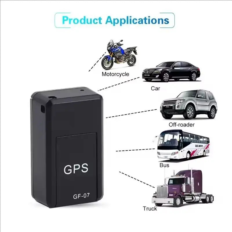 Rastreador GF07, potente dispositivo magnético para vehículos, antipérdida y antirrobo, minilocalizador GPS portátil con posicionamiento preciso.