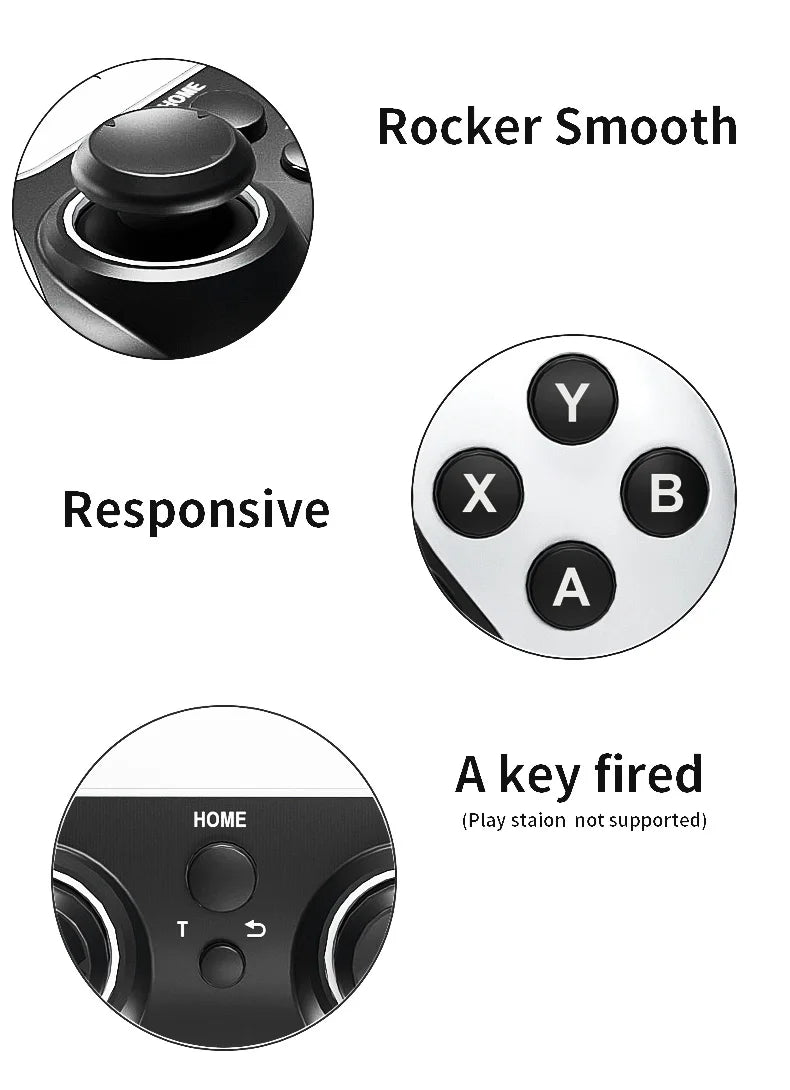 Mando inalámbrico para PS1, PS2, PS3, PC, Android, consola de videojuegos portátil, entretenimiento