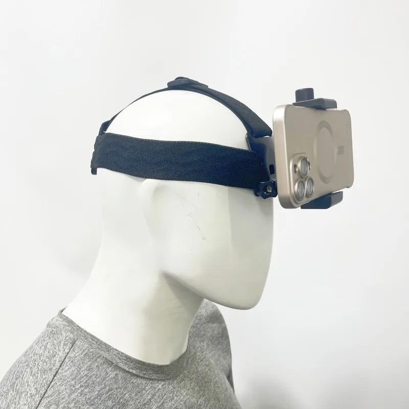Soporte para correa de pecho para teléfono celular Kit de montaje para diadema Soporte para teléfono celular con diadema