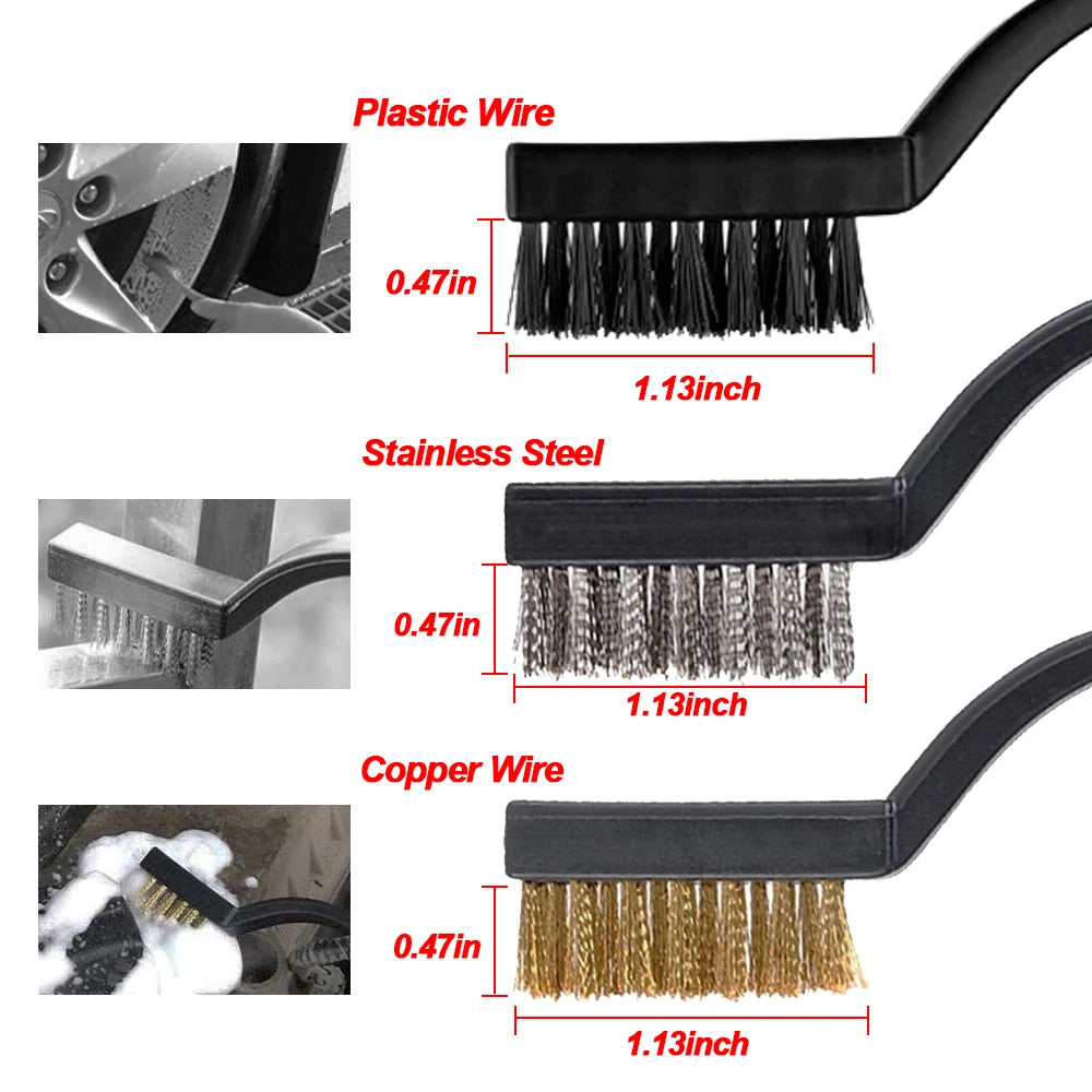 Juego de cepillos para detalles de automóviles El kit de limpieza automotriz definitivo para el mantenimiento de huecos de ventilación Cepillo para despejar las salidas de aire del automóvil