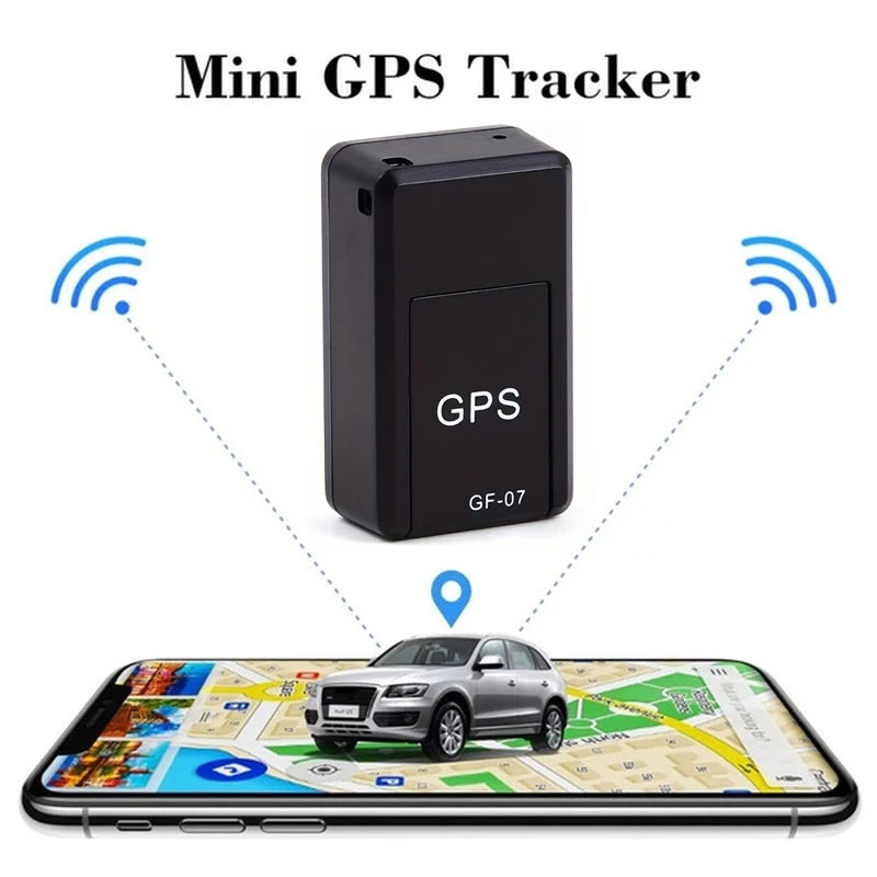 Rastreador GF07, potente dispositivo magnético para vehículos, antipérdida y antirrobo, minilocalizador GPS portátil con posicionamiento preciso.