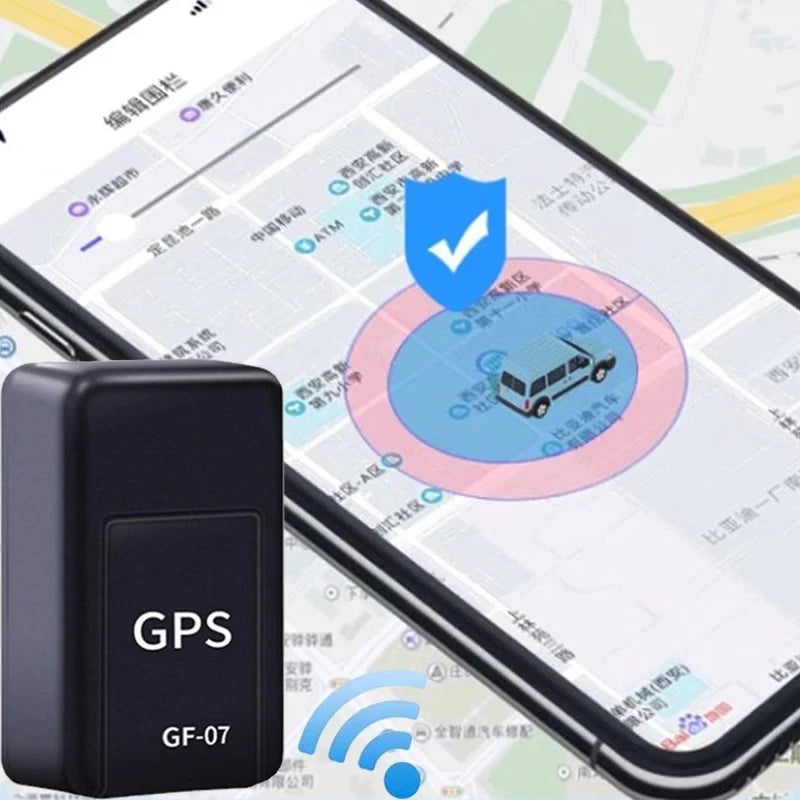 Rastreador GF07, potente dispositivo magnético para vehículos, antipérdida y antirrobo, minilocalizador GPS portátil con posicionamiento preciso.