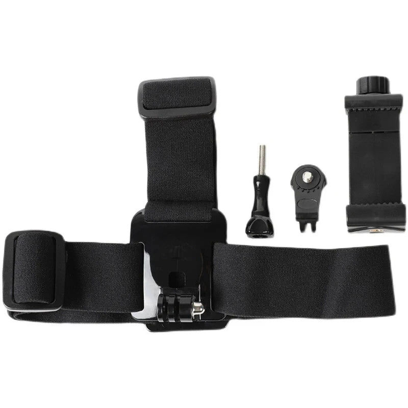 Soporte para correa de pecho para teléfono celular Kit de montaje para diadema Soporte para teléfono celular con diadema