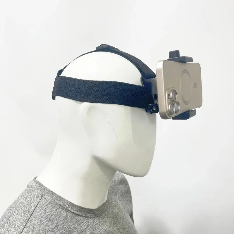 Soporte para correa de pecho para teléfono celular Kit de montaje para diadema Soporte para teléfono celular con diadema