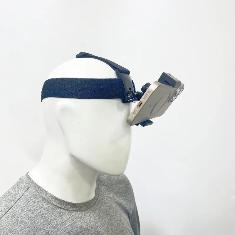 Soporte para correa de pecho para teléfono celular Kit de montaje para diadema Soporte para teléfono celular con diadema