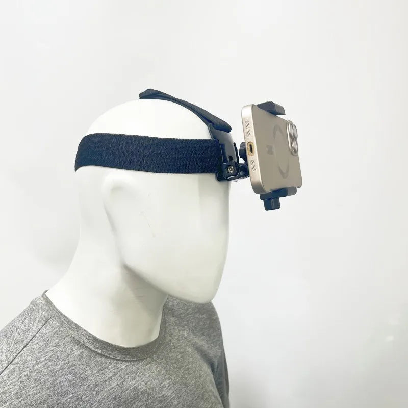 Soporte para correa de pecho para teléfono celular Kit de montaje para diadema Soporte para teléfono celular con diadema
